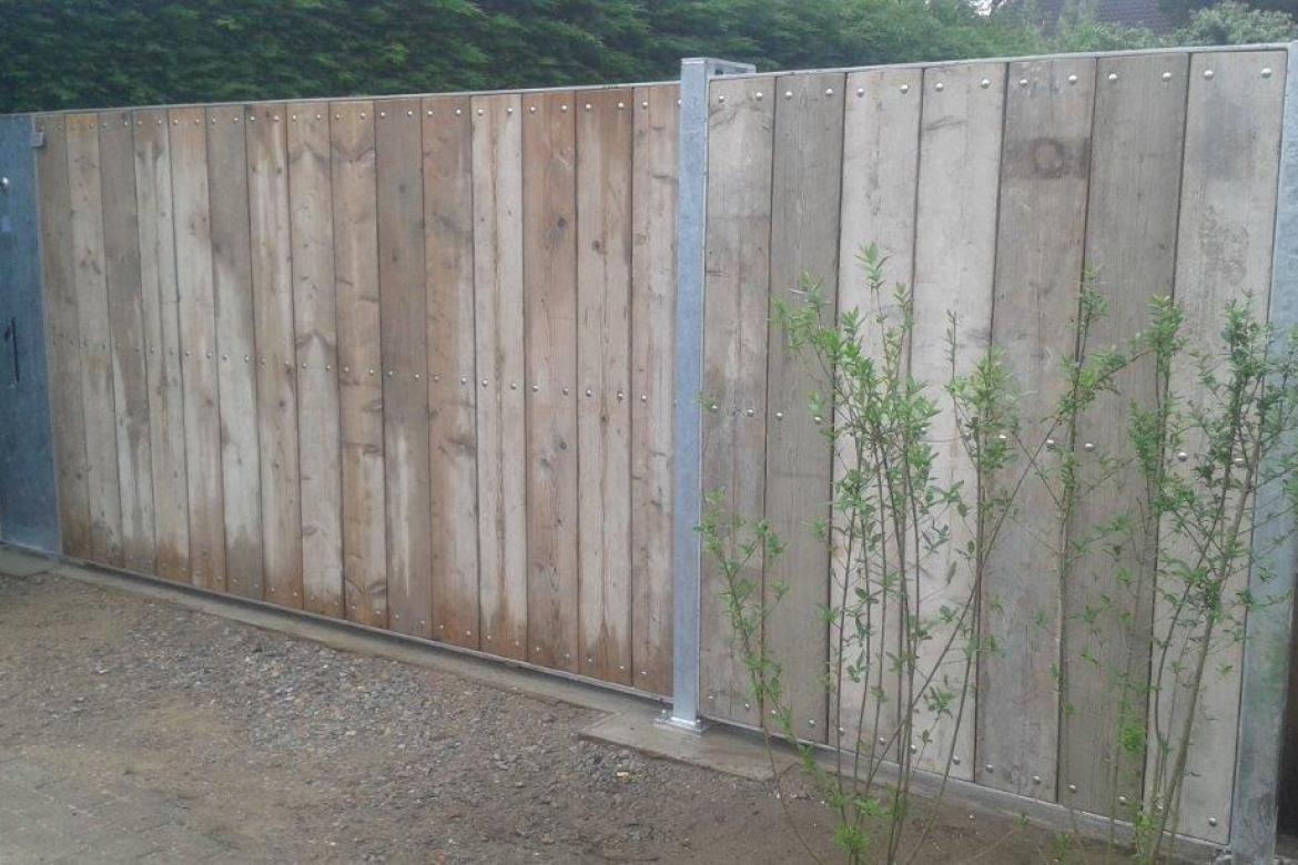 Houten poort