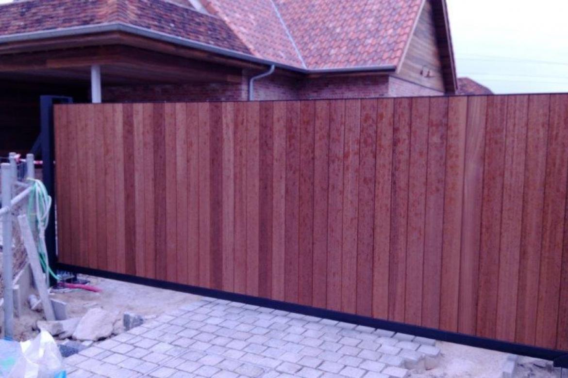 Houten poort
