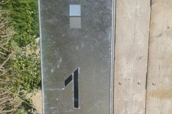 steun tuinpoort oprit